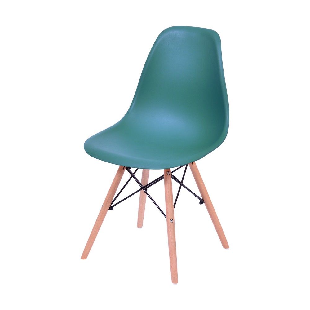 Conjunto 4 Cadeiras Eames Sala De Jantar Azul