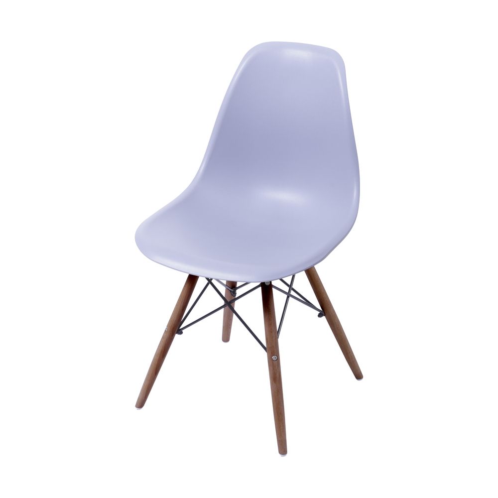 Conjunto 4 Cadeiras Eames Cozinha Jantar Cinza