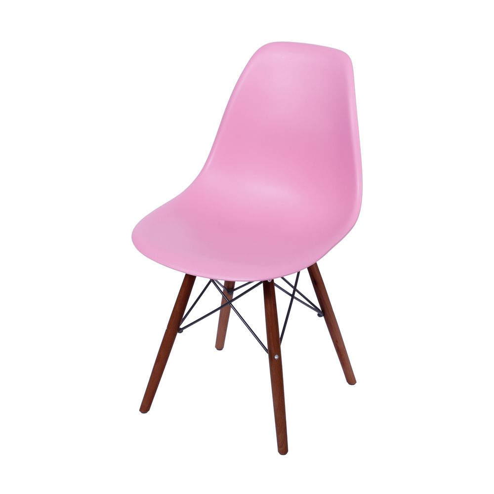 Conjunto 4 Cadeiras Eames Cozinha Jantar Rosa