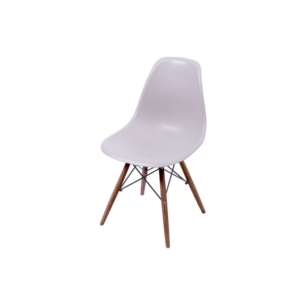 Cadeira Eames Dkr Cozinha Jantar Bege Fendi