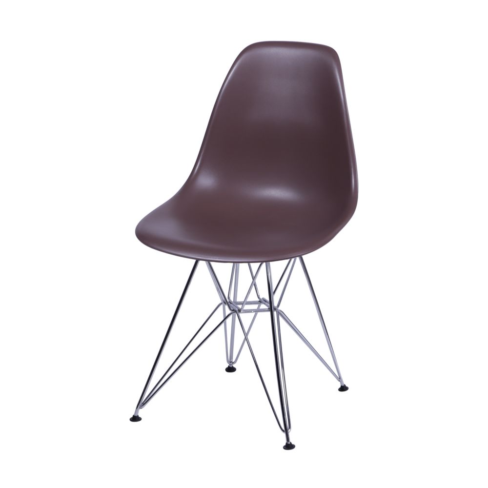 Cadeira Eames Dkr De Jantar Cozinha Base Cromada