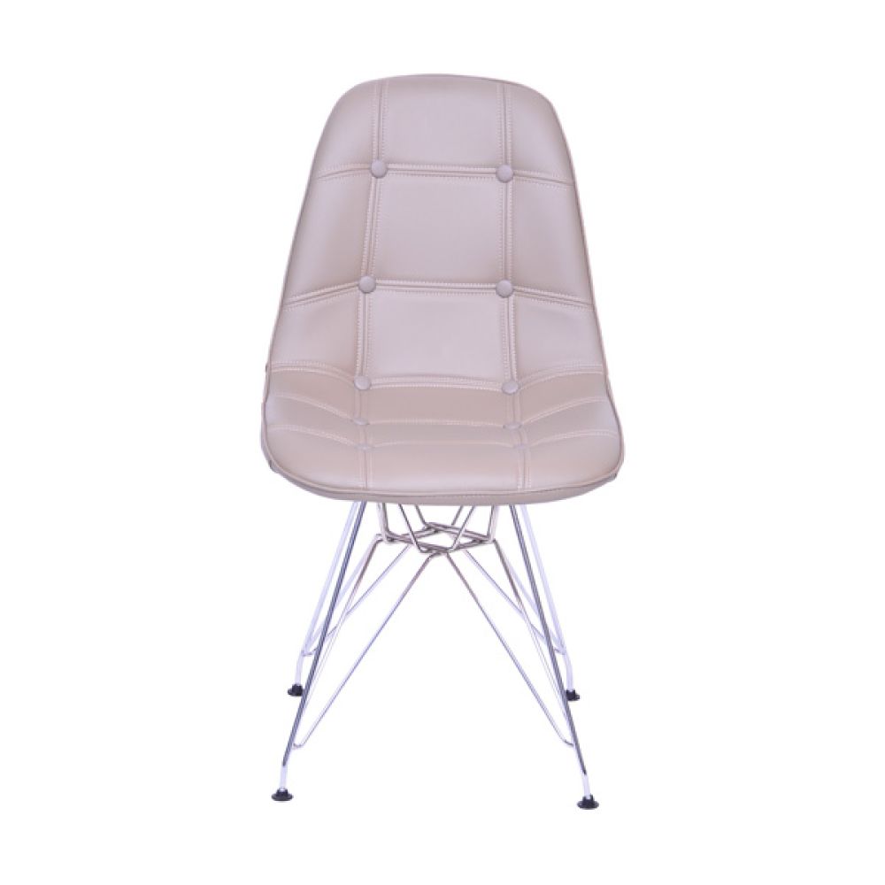 Cadeira Eames Botone Eifeel Sala De Estar Base Cromada