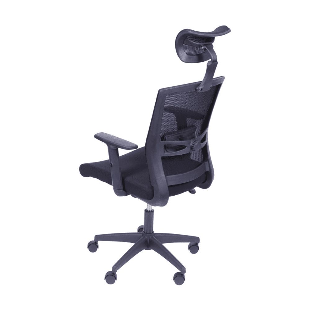 Cadeira De Escritório New Ergon Com Encosto De Cabeça Ergonômica NR-17