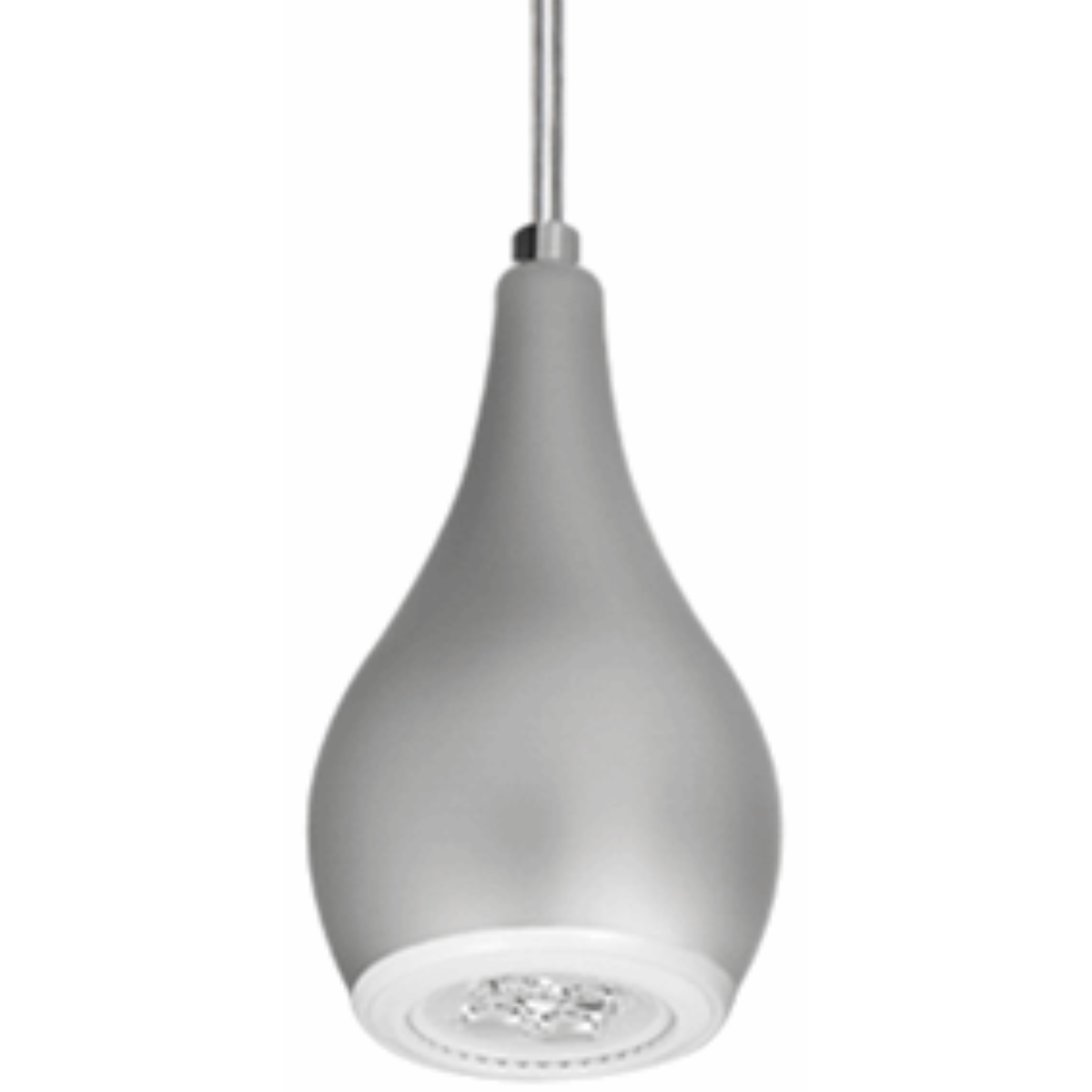 Lustre Pendente 5521 1 Lâmpada Soquete E27 Prata