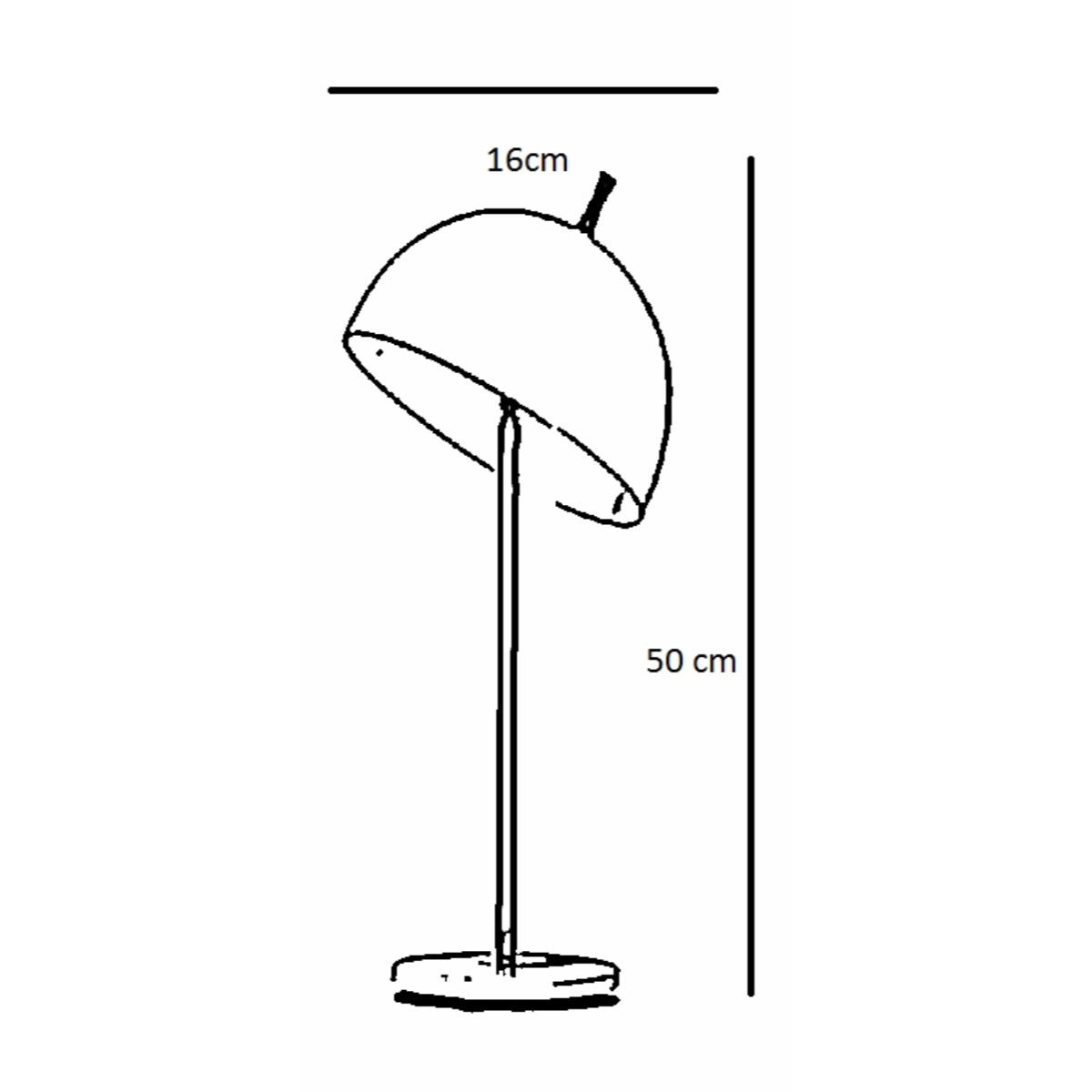 Abajur de Mesa 7625 Branca Direcionável 1 Lâmp. Bivolt