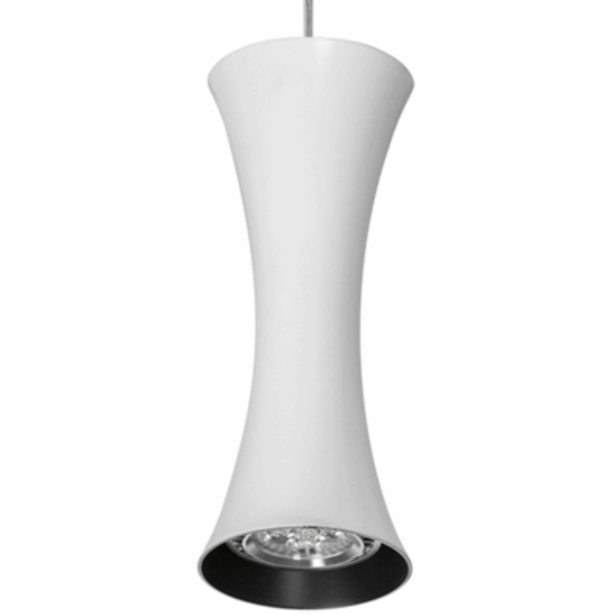 Lustre Pendente Design 7921 1 Lâmpada Gu10 Branca