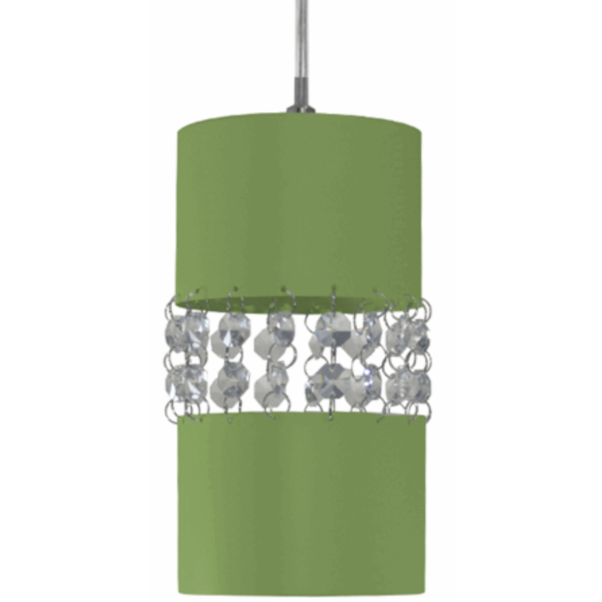 Lustre Pendente 9861 1 Lâmpada Soquete E27 Verde