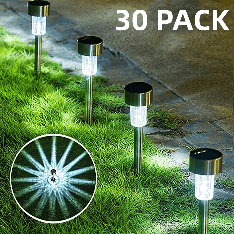 20/30 Luminárias Solares para Jardim