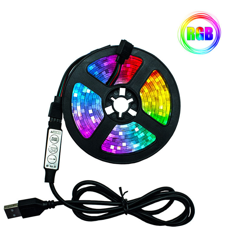 Pacote com Fitas LED RGB de 30m com Controle Remoto de 24 Teclas