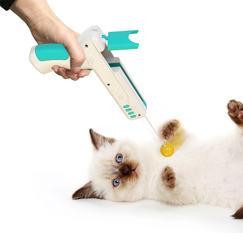 Brinquedo interativo gatos ventosa mola gira 360 graus e balança - Hashtag  Descubra