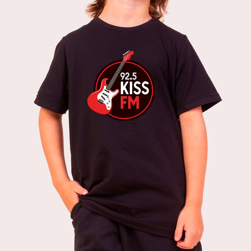 Camiseta Infantil Kiss FM