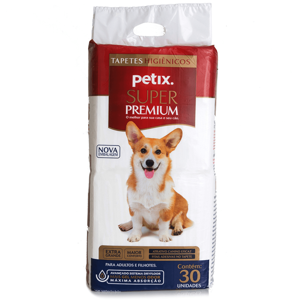 Tapete Higiênico Super Premium Petix Para Cães 3 Pacotes